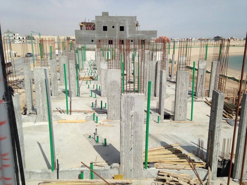 إنشاء الملاحق والخزانات الخرسانية