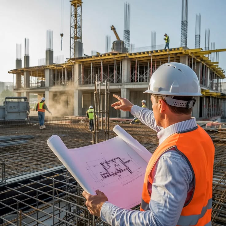 الإشراف الهندسي واختبارات الخرسانة